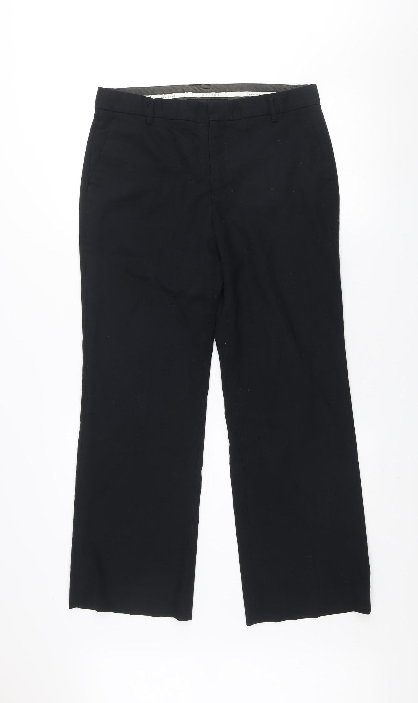 Zara Basic Men's Black Slim Fit Dress Pants Size 40