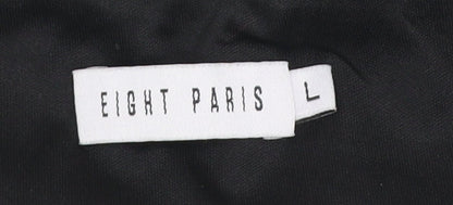 Womens UK Size L Eight Paris Black Camisole Tank