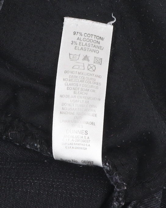 Womens UK Size 12 Dunnes Slim Fit Skinny Black Jeans