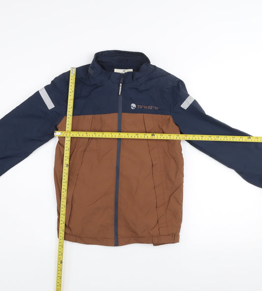 Boys UK Size 9-10 Years H&M Multicoloured Windbreaker Coat