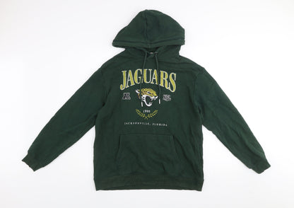 Mens UK Size S H&M Green Pullover Hoodie