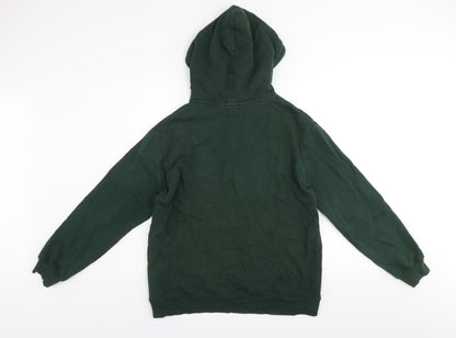 Mens UK Size S H&M Green Pullover Hoodie