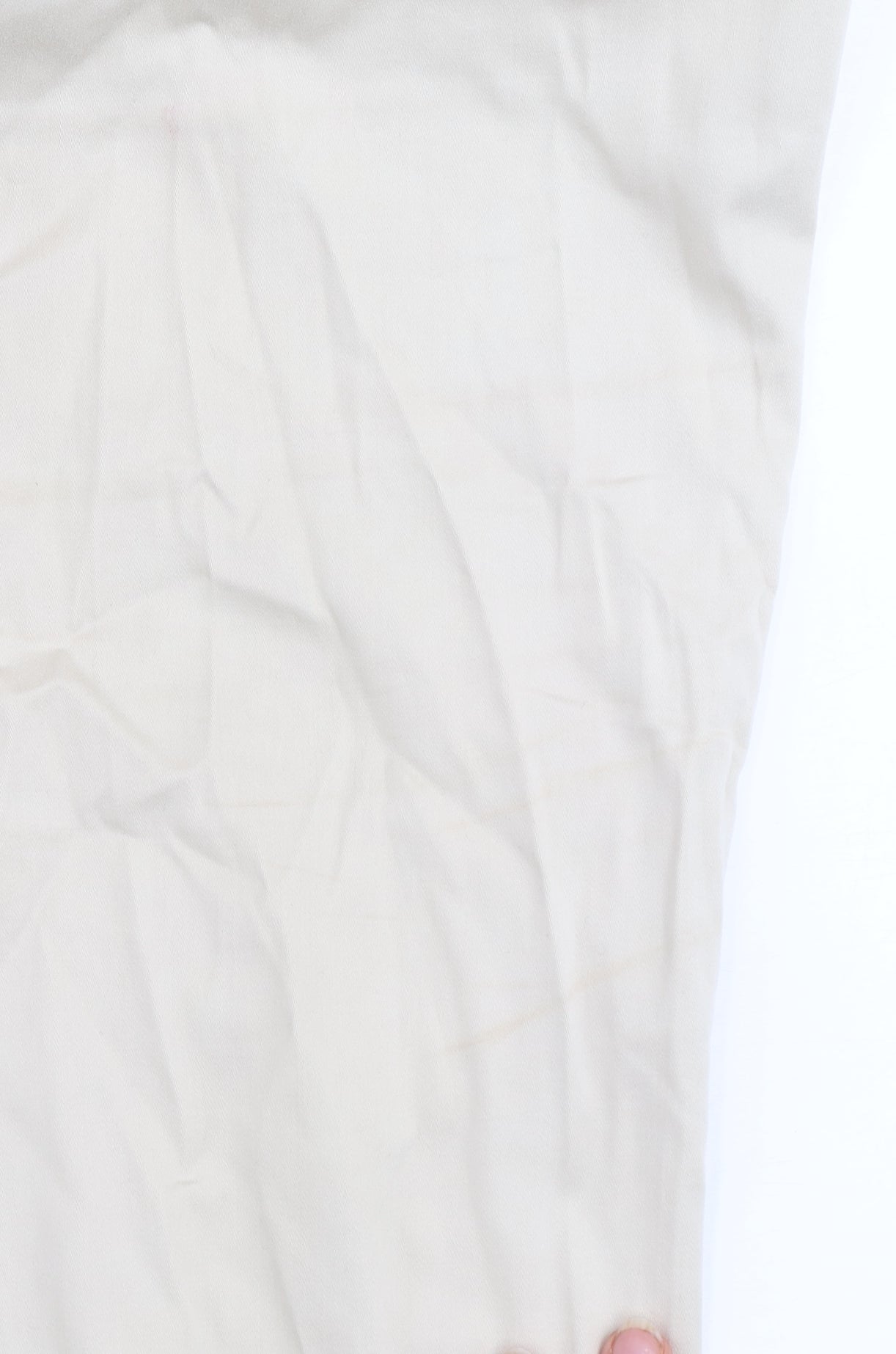 Womens UK Size 18 Gelco Regular Fit Cropped Beige Trousers