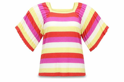 Womens UK Size M Gallery Multicoloured Tunic T-Shirt