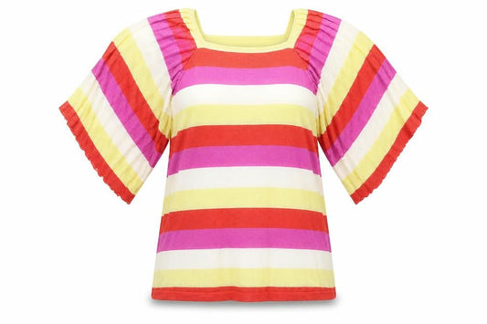 Womens UK Size M Gallery Multicoloured Tunic T-Shirt