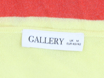 Womens UK Size M Gallery Multicoloured Tunic T-Shirt