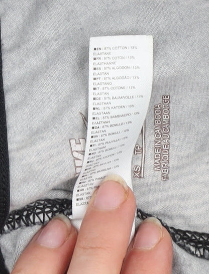 Nike Womens Black Printed XS Leggings Compression Activewear Trousers