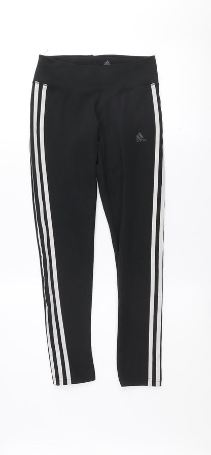 Womens UK Size XS adidas Slim Fit Leggings Black Leggings