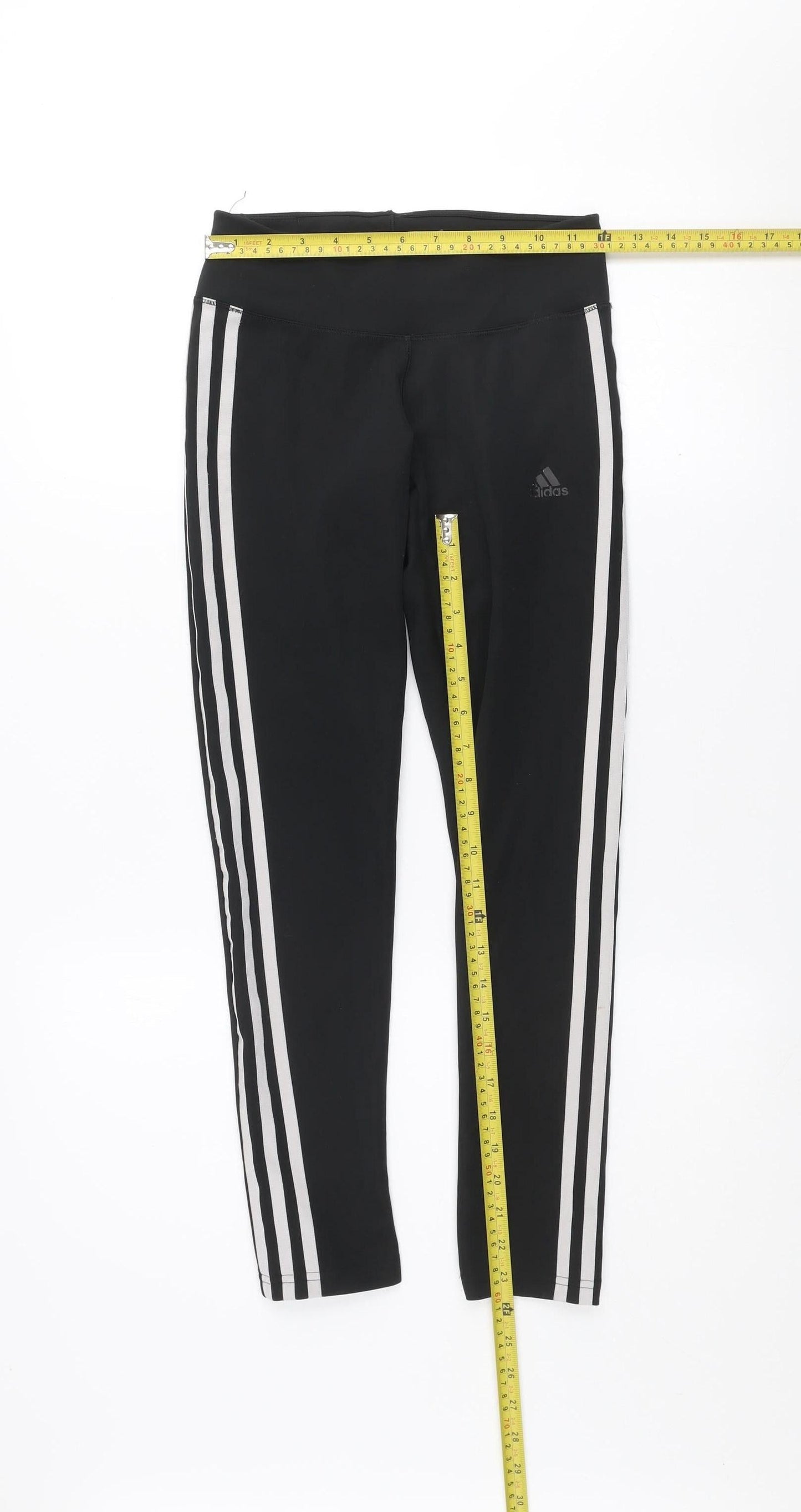 Womens UK Size XS adidas Slim Fit Leggings Black Leggings