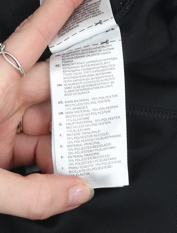 Womens UK Size XS adidas Slim Fit Leggings Black Leggings