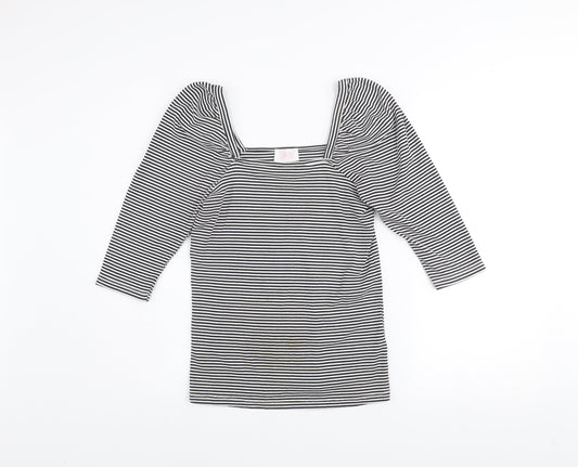 Womens UK Size 14 Savida Blue Basic T-Shirt