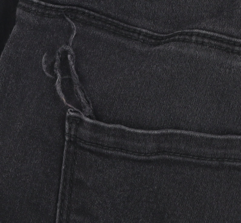 Womens UK Size XS VERO MODA Slim Fit Skinny Black Jeans