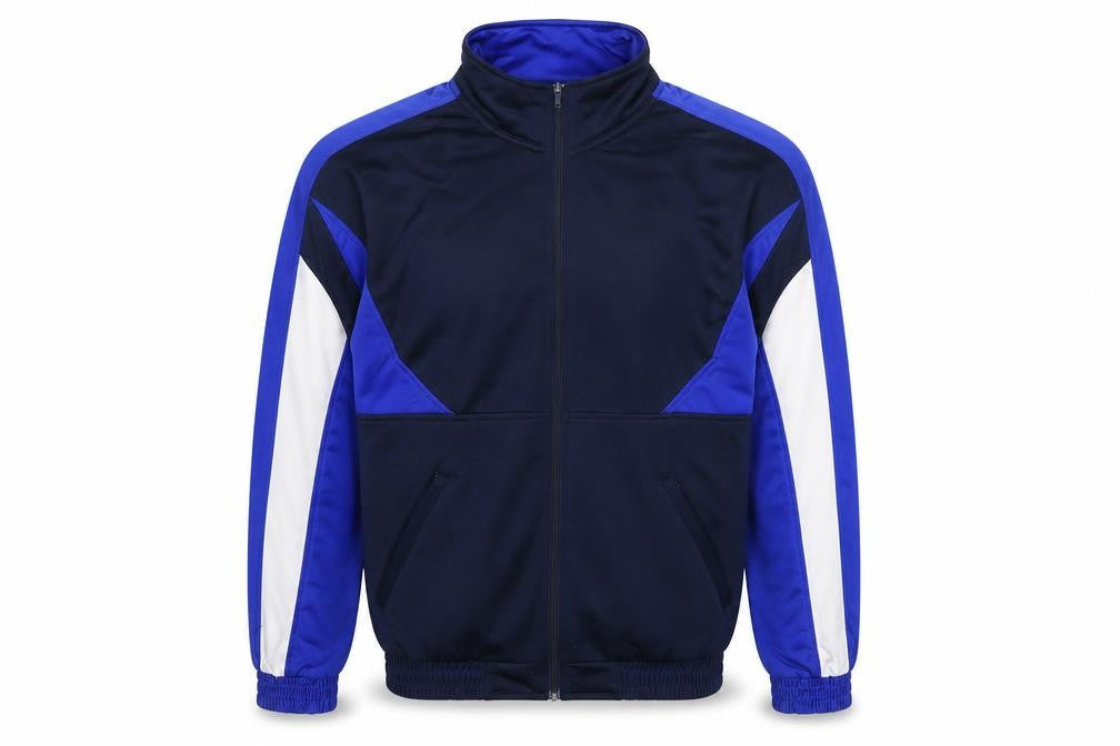 Mens UK Size M Total Sport Blue Basic Jacket