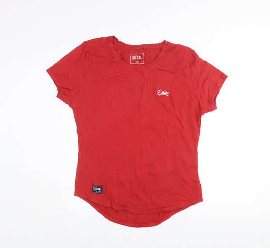 Mens UK Size XL Diesel Red  T-Shirt