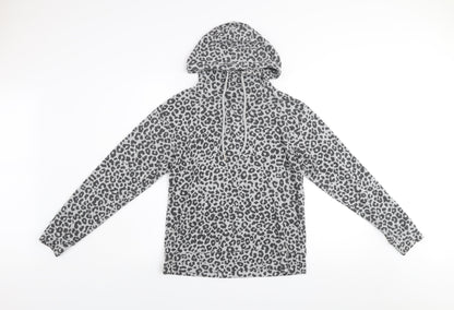 Womens UK Size S Kelly & Grace Grey Pullover Hoodie