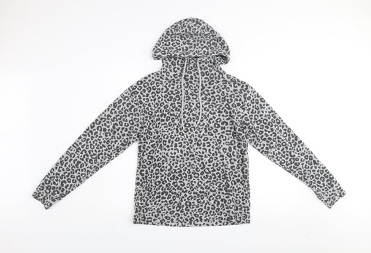 Womens UK Size S Kelly & Grace Grey Pullover Hoodie