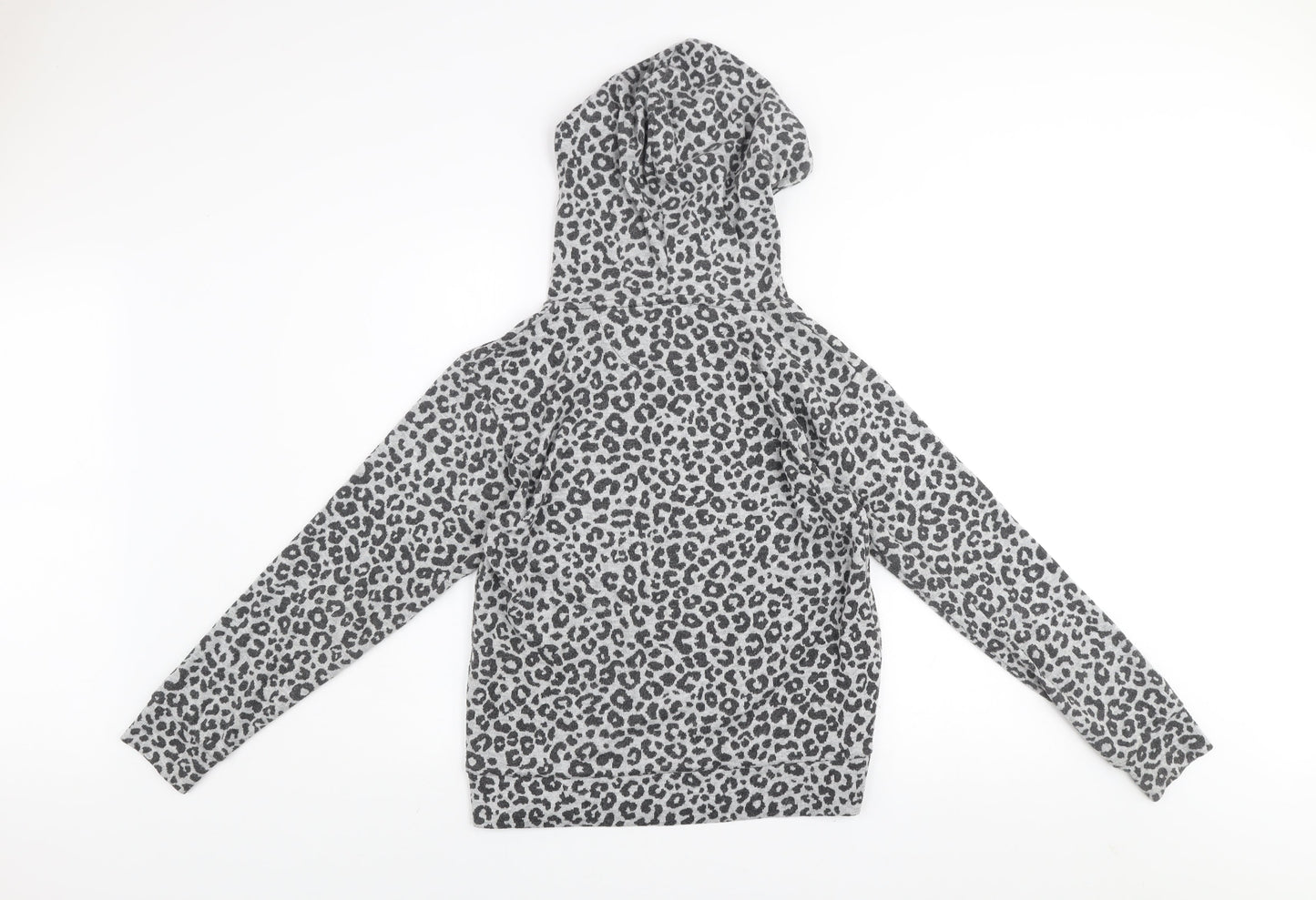 Womens UK Size S Kelly & Grace Grey Pullover Hoodie