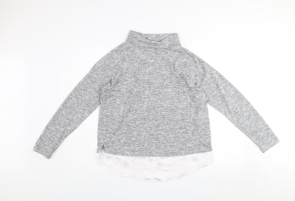Womens UK Size 12 NOCOZO Grey Pullover Jumper