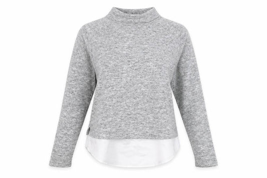 Womens UK Size 12 NOCOZO Grey Pullover Jumper