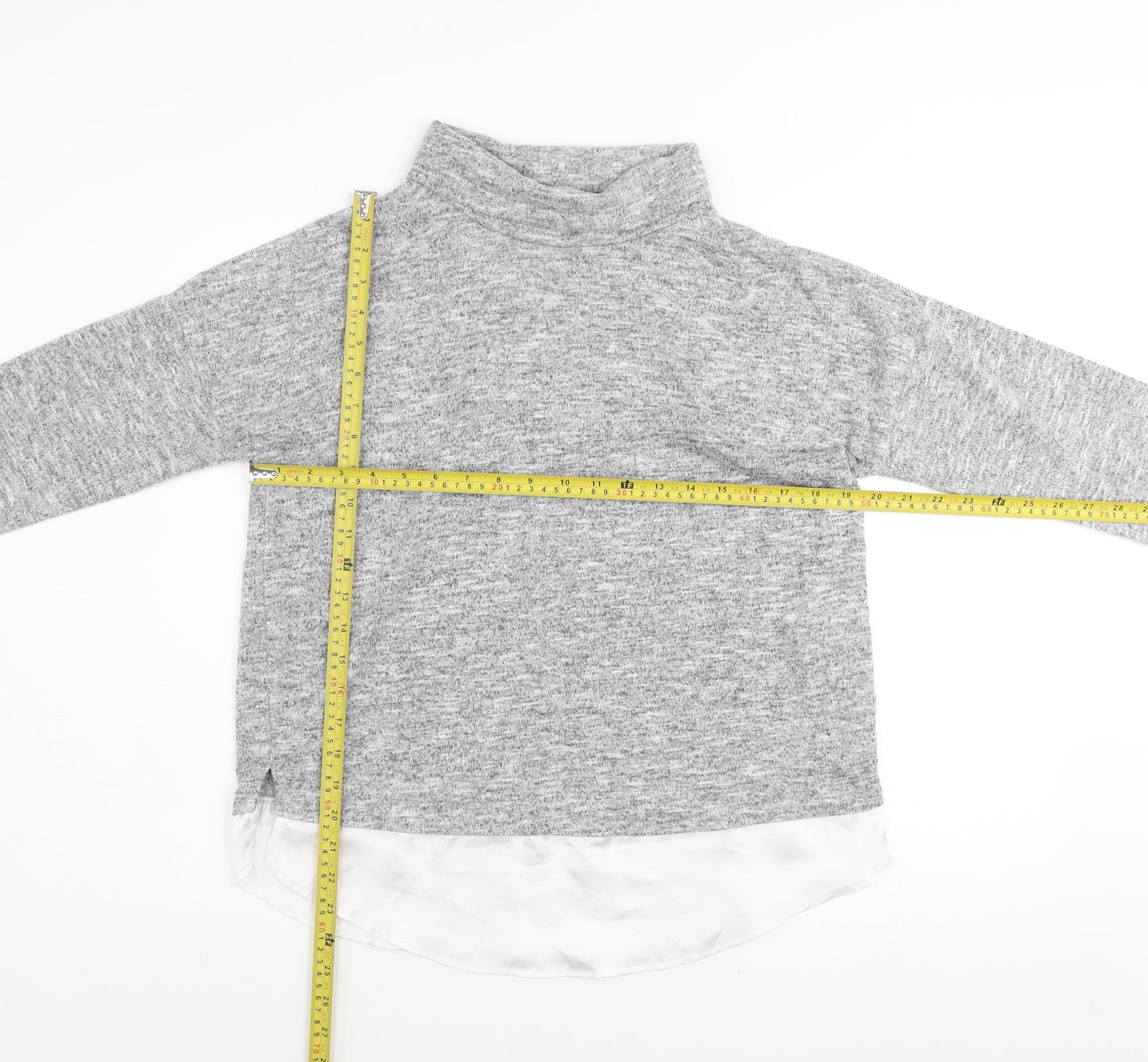 Womens UK Size 12 NOCOZO Grey Pullover Jumper
