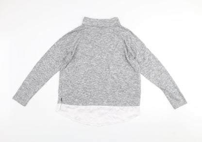 Womens UK Size 12 NOCOZO Grey Pullover Jumper