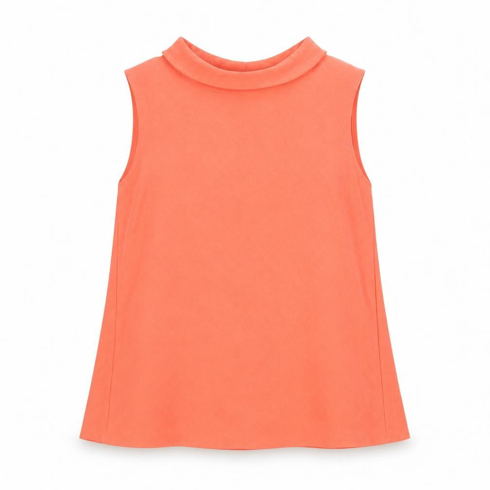 Womens UK Size 14 Gallery Orange Camisole Blouse