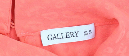 Womens UK Size 14 Gallery Orange Camisole Blouse