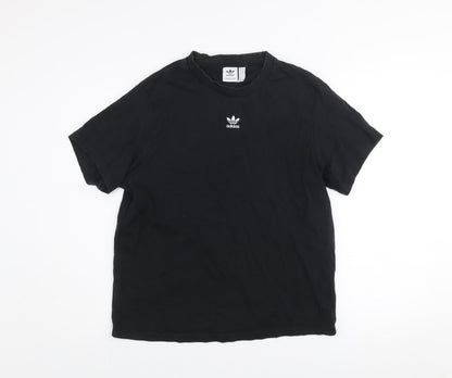 Womens UK Size 10 adidas Black Basic T-Shirt