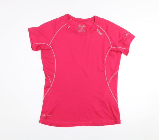 Regatta Women’s Pink Size 14 Activewear T-Shirt Quick Dry Top