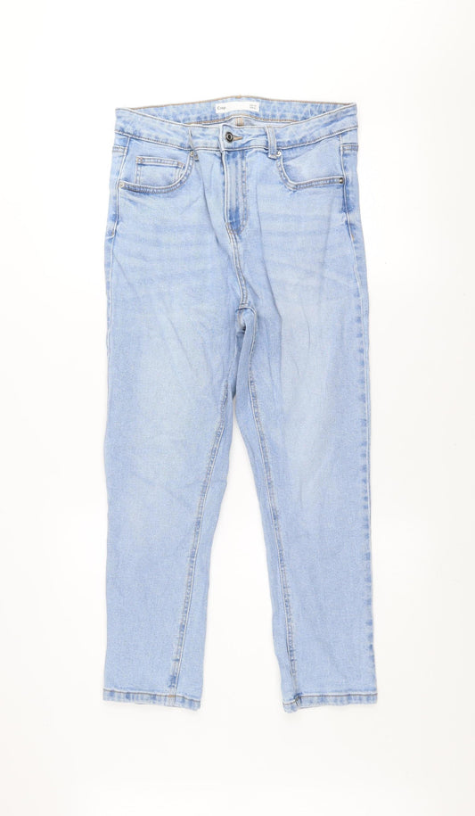 Dunnes Stores Women’s Blue Cropped Denim Jeans Size 14