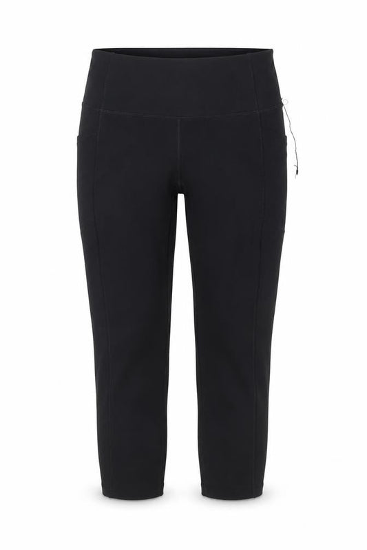 Womens UK Size M Calvin Klein Slim Fit Capri Black Leggings