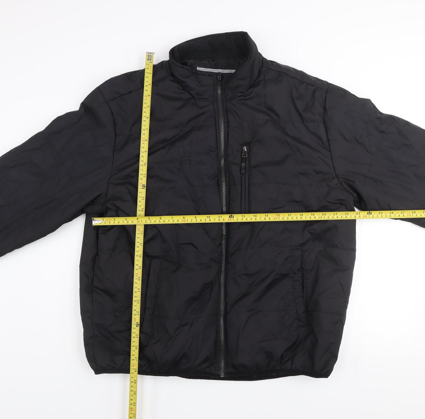 Mens UK Size XL Free Country Black Puffer Jacket