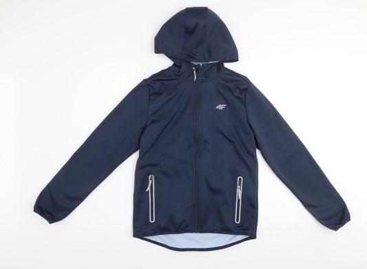 Boys UK Size 158 4F Blue Soft Shell