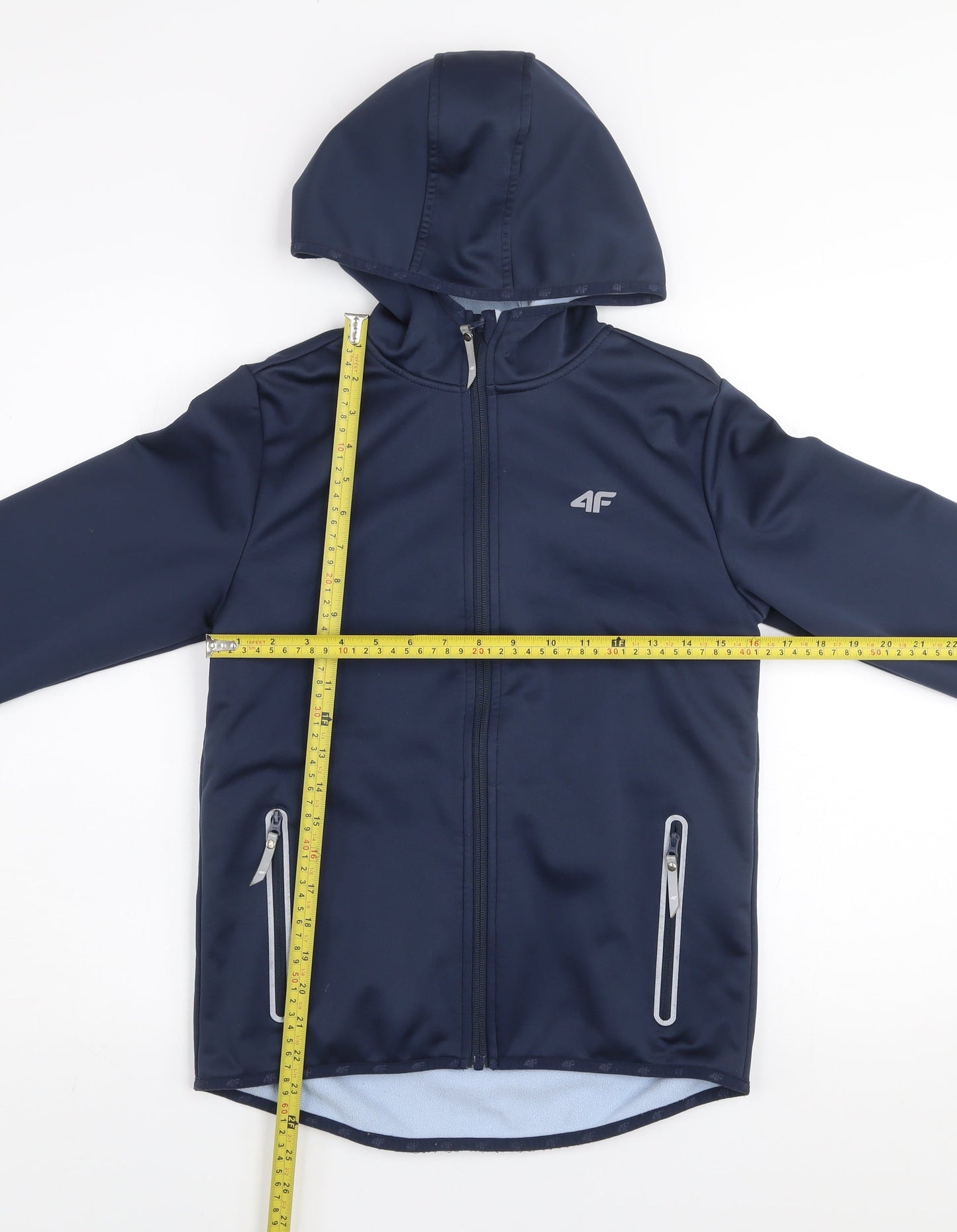 Boys UK Size 158 4F Blue Soft Shell