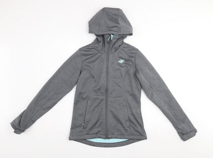 Womens UK Size XS 4F Grey Soft Shell