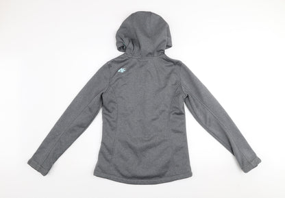 Womens UK Size XS 4F Grey Soft Shell