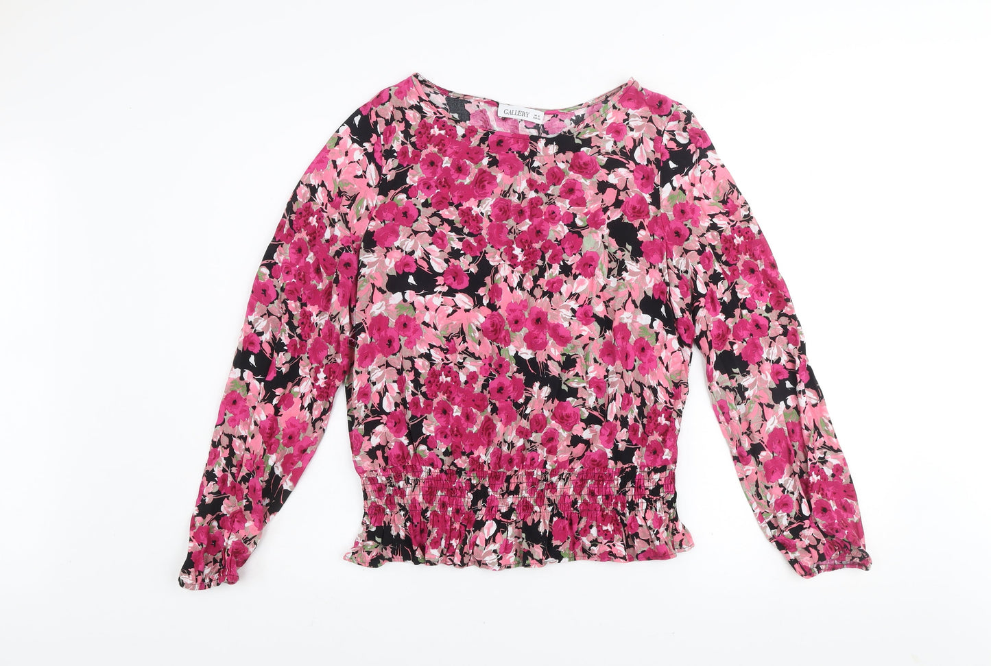 Womens UK Size 12 Gallery Multicoloured Tunic Blouse