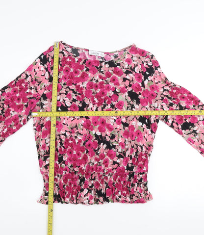 Womens UK Size 12 Gallery Multicoloured Tunic Blouse