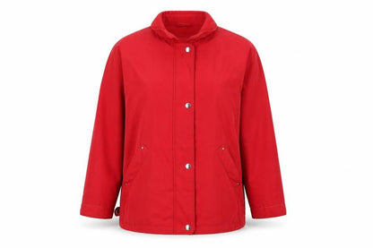 Womens UK Size L Dannimac Red Rain Coat
