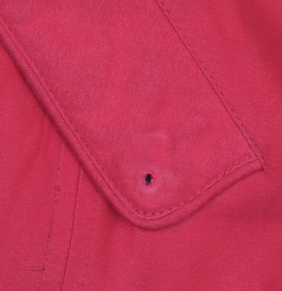 Womens UK Size L Dannimac Red Rain Coat