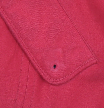 Womens UK Size L Dannimac Red Rain Coat