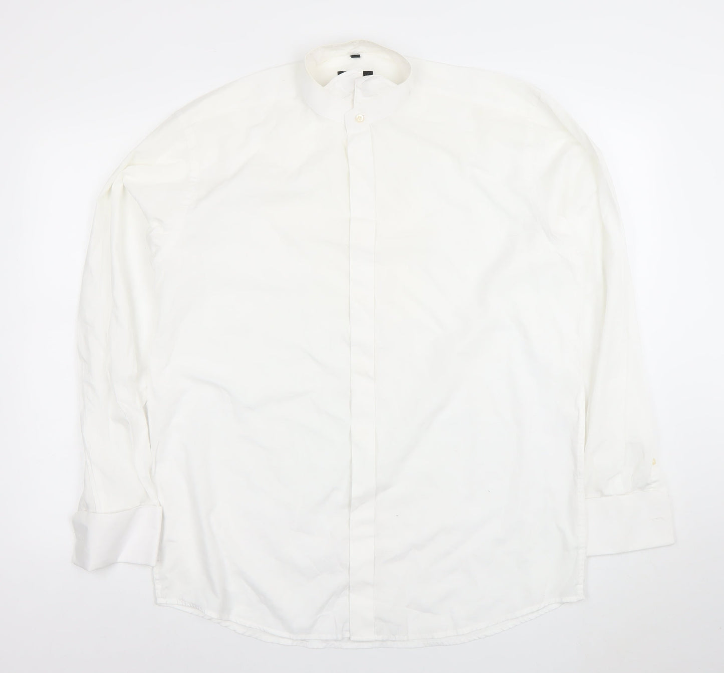 Mens UK Collar Size 16 Donitz Smart White  Dress Shirt