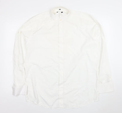 Mens UK Collar Size 16 Donitz Smart White  Dress Shirt