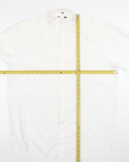 Mens UK Collar Size 16 Donitz Smart White  Dress Shirt
