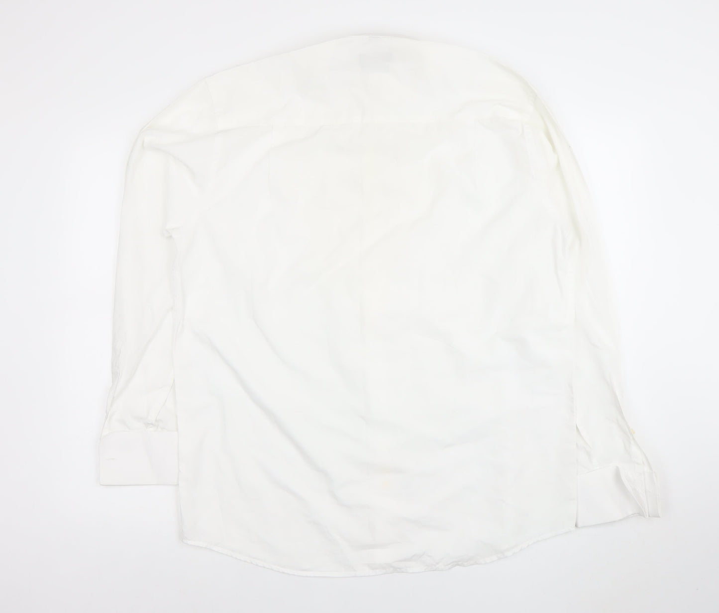 Mens UK Collar Size 16 Donitz Smart White  Dress Shirt