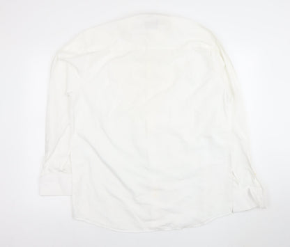 Mens UK Collar Size 16 Donitz Smart White  Dress Shirt