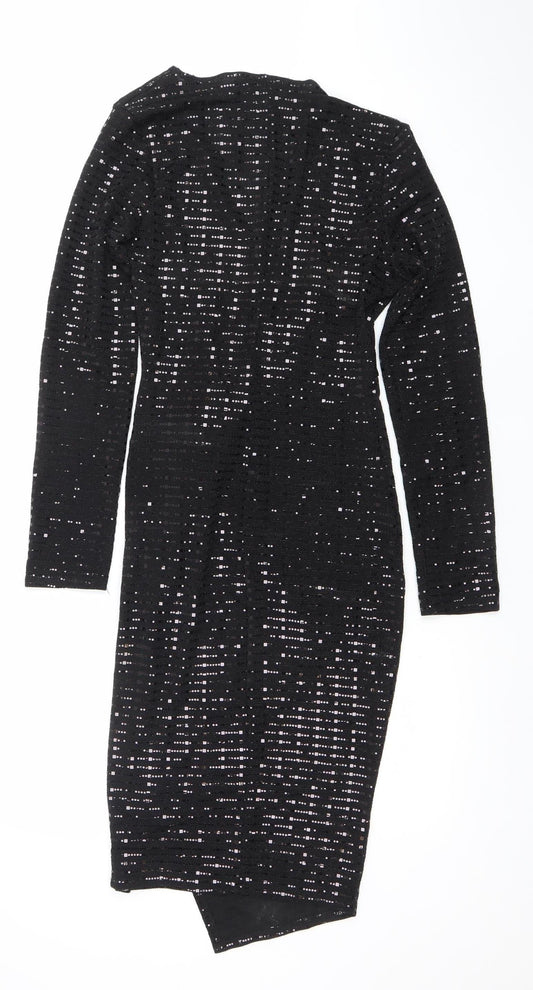 Womens UK Size 8 Flounce London Bodycon Dress