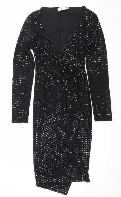 Womens UK Size 8 Flounce London Bodycon Dress