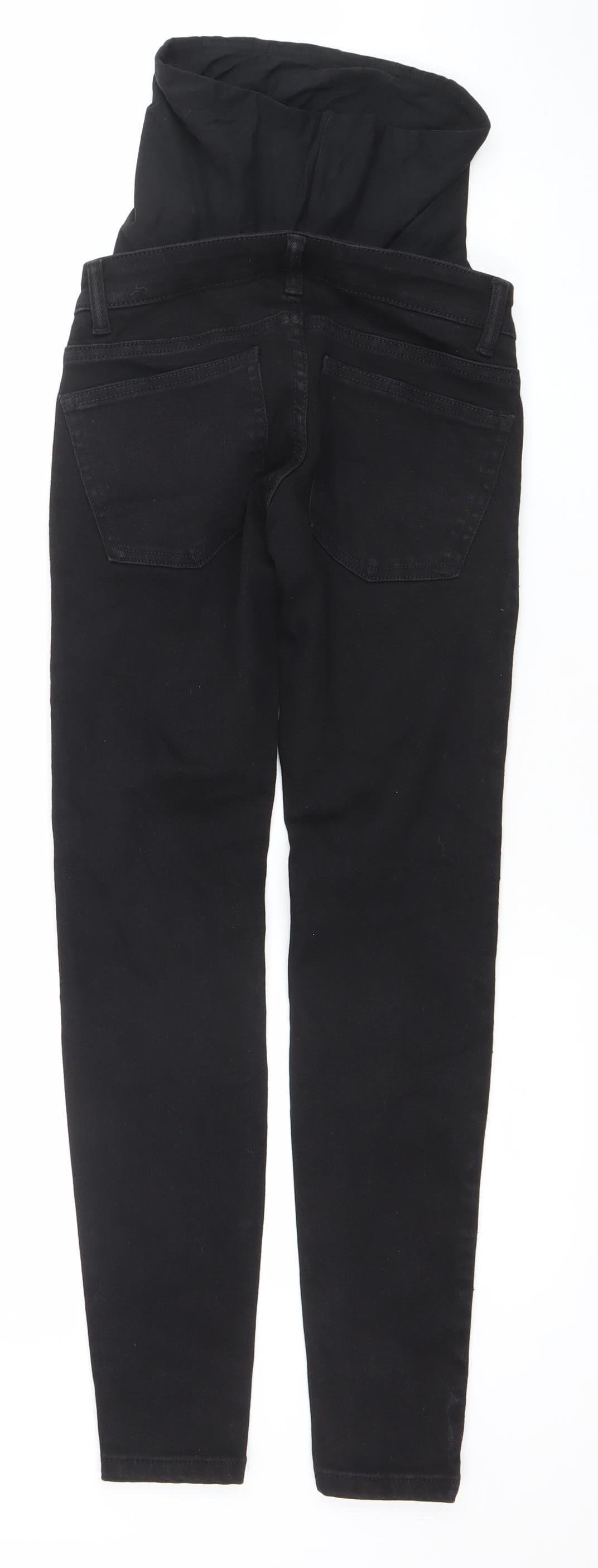 Denim & Co. Women's Black Maternity Jegging Jeans Size 8 High Rise