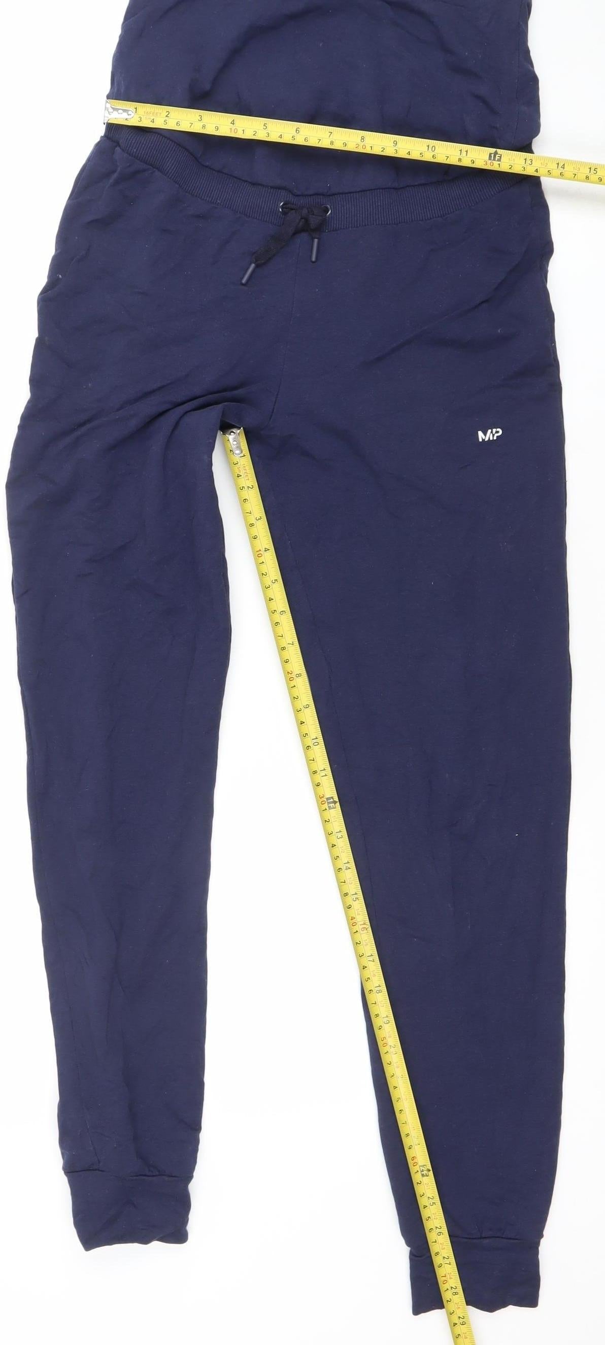 Womens UK Size XS MP Regular Fit Jogger Blue Trousers